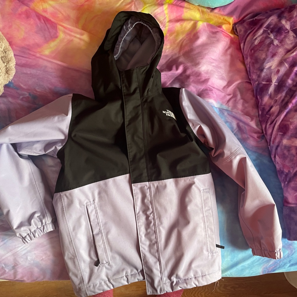 The Northface Girls Multi-layer, hooded winter jacket